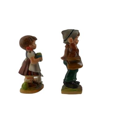 Vintage Ceramic Boy and Girl Figurines