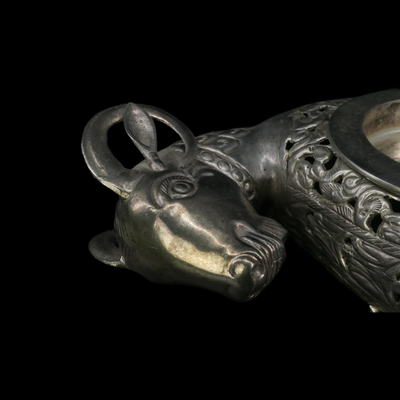 Indian Ram Candle Holder