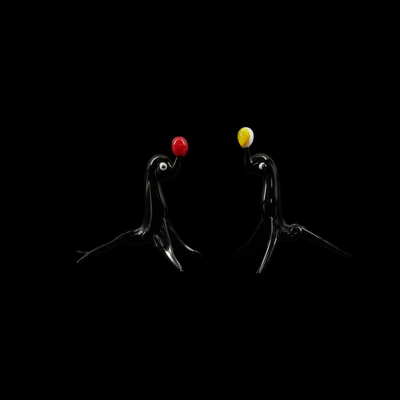 Murano Style Glass Seals