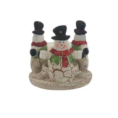 Snowmen Candle Holder