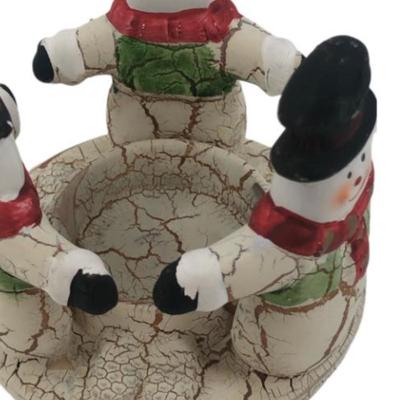 Snowmen Candle Holder