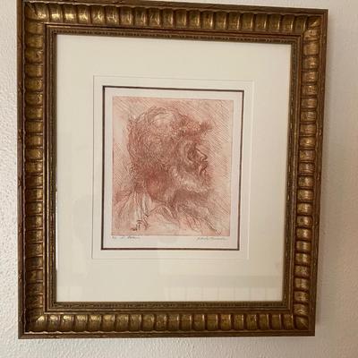 Sepia Print by Nicholas Ferrando (American, 1920-1992)