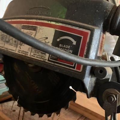 Craftsman Radial Arm Saw with stand -10
