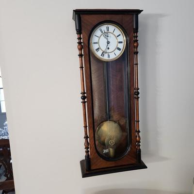 Antique Gustav Becker Vienna Regulator Wall Clock W. Krausbeck Karlsruhe Germany