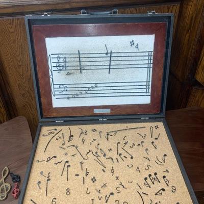 Lot of music items and trays