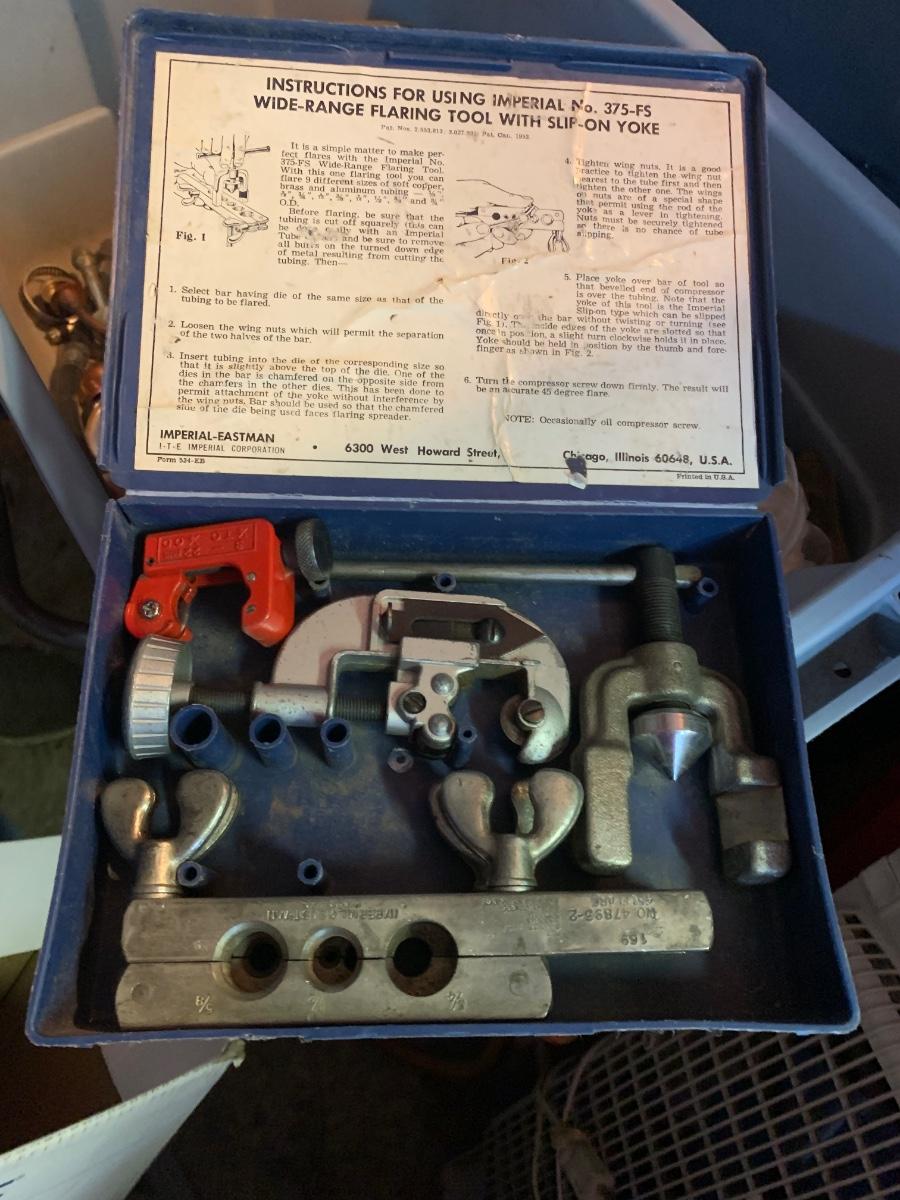 Imperial Flaring Tool for flaring copper 375FS