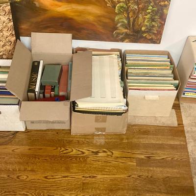 Lot of Sheet music, teaching material and  music books