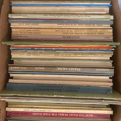 Lot of Sheet music, teaching material and  music books