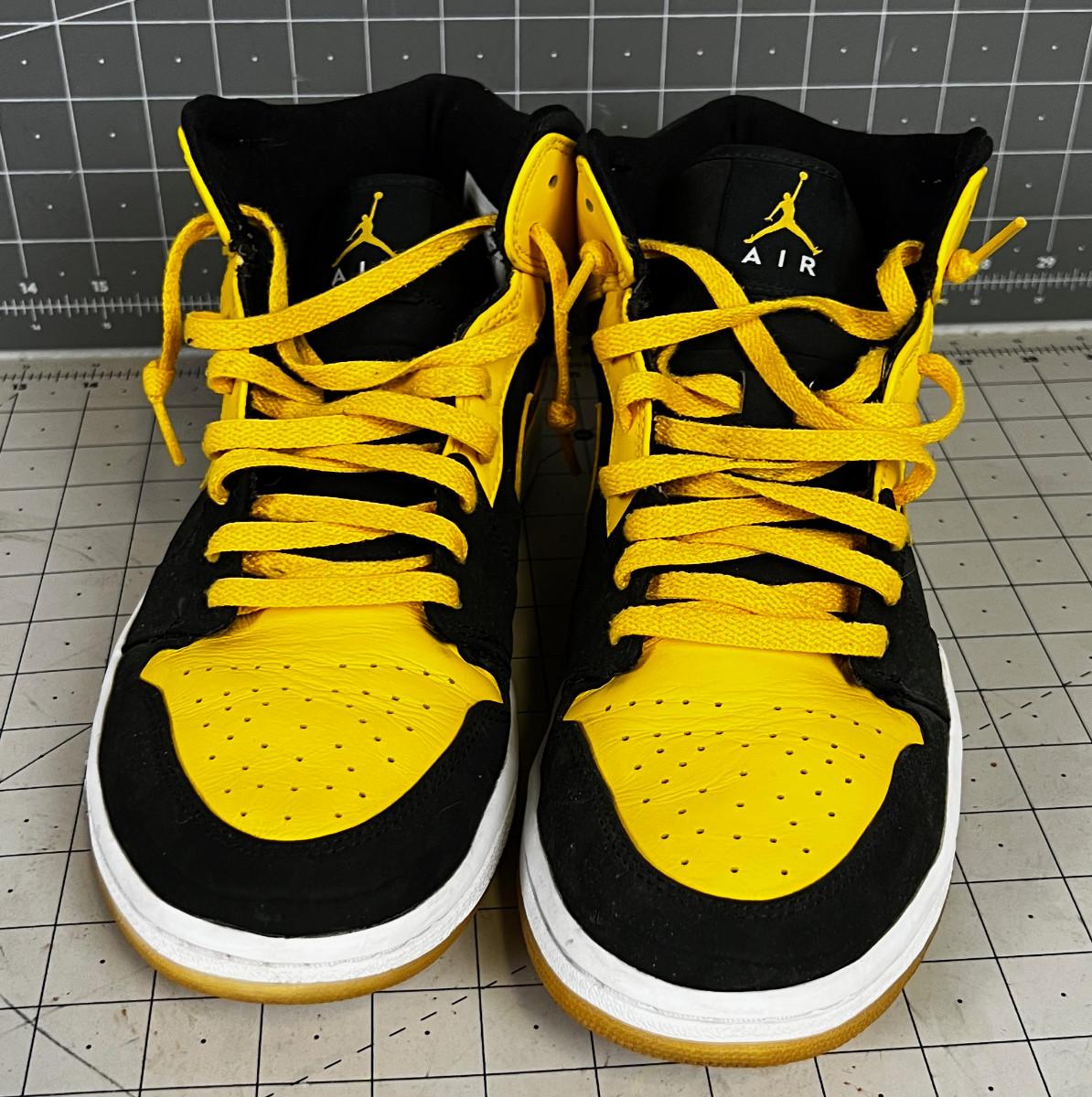 jordan yellow black