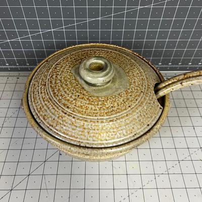 Studio Art Pottery; Soup Tureen Artist Signed Joseph Bennins Including Ladle