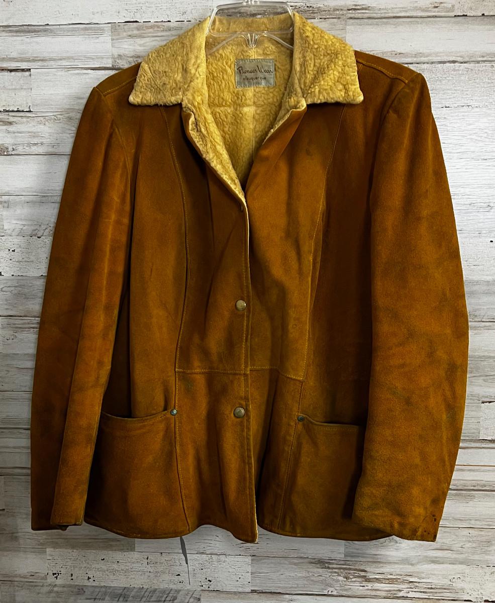 Leather Pioneer Coat from Faux Sherpa Lined, Albuquerque NM ...