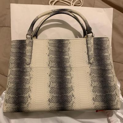 Coach purse/bag Rare Embossed Python Leather