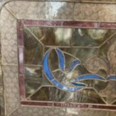Framed Stained  Glass