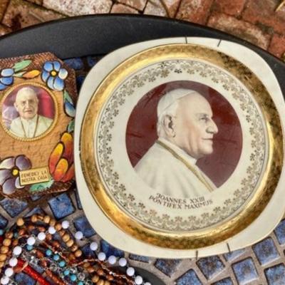 Collection of religious items