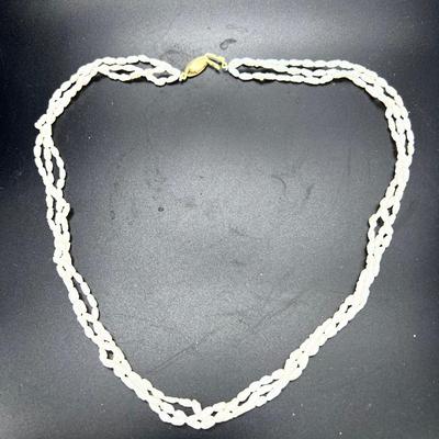 Four freshwater pearl necklaces