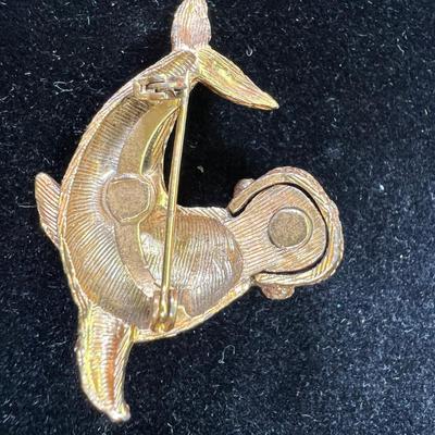 Vintage collectibles lot with a walrus