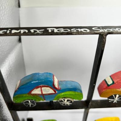 Officina de Agosto Volkswagon wall hanging folk art
