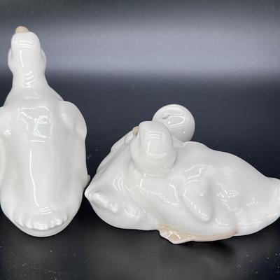 Vintage Lladro Nao  Sleeping Ducks and brother duck