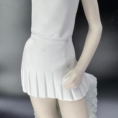 Vintage Lladro Tennis Player Girl 12 1/2