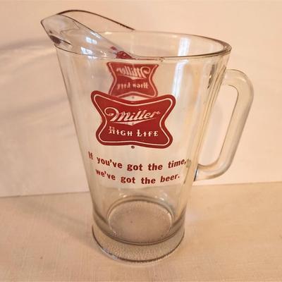 Lot #43  Miller High Life Beer Pitcher