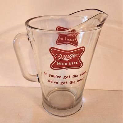 Lot #43  Miller High Life Beer Pitcher