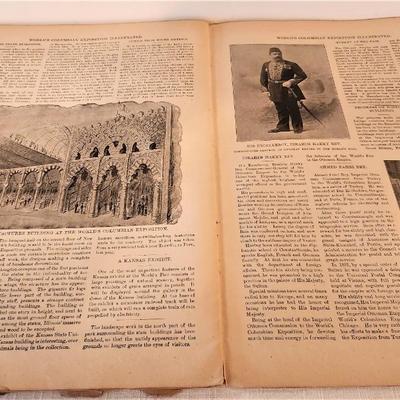 Lot #45  Original Program - 1893 Columbian Exhibition - Chicago
