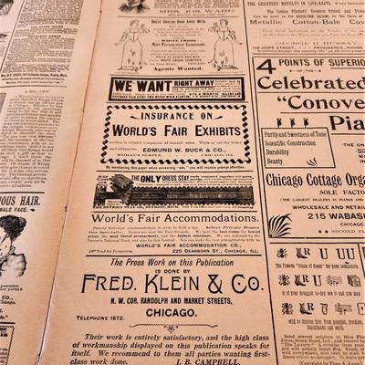 Lot #45  Original Program - 1893 Columbian Exhibition - Chicago