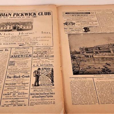 Lot #45  Original Program - 1893 Columbian Exhibition - Chicago