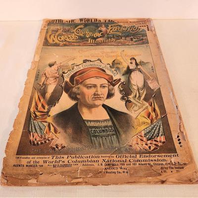 Lot #45  Original Program - 1893 Columbian Exhibition - Chicago