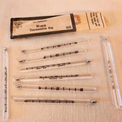 Lot #51  Lot of Vintage Mercury Thermometers