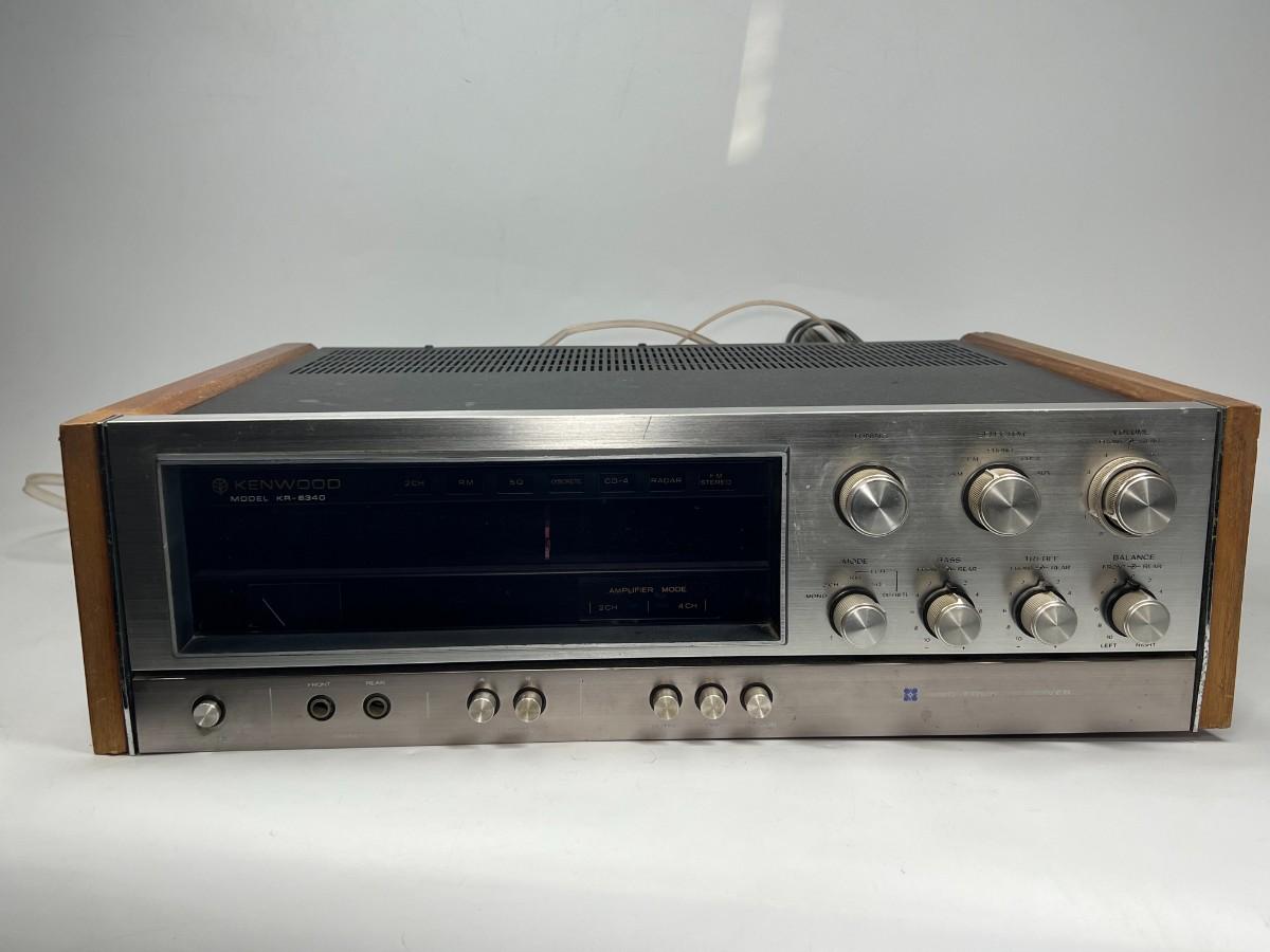 Vintage KENWOOD Model KR-6340 Two Four Stereo Receiver | EstateSales.org