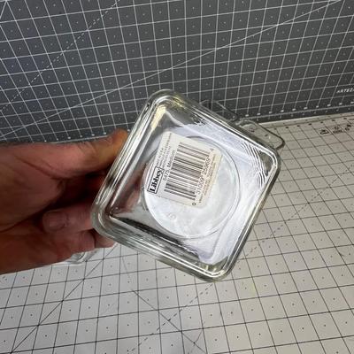 Glass Votive Holders Square (9) 