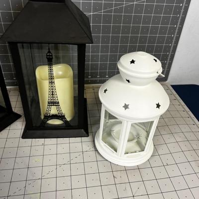 4 Candle Lanterns 