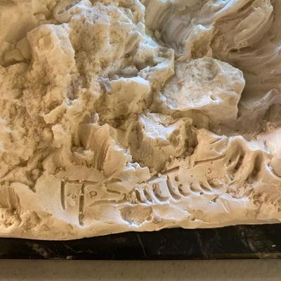 A. Santini western sculpture, the virgin mary wall hanging and more
