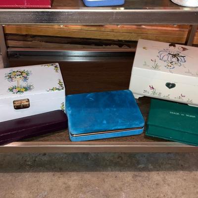 Bar cart, Rolex box, jewelery boxes and more