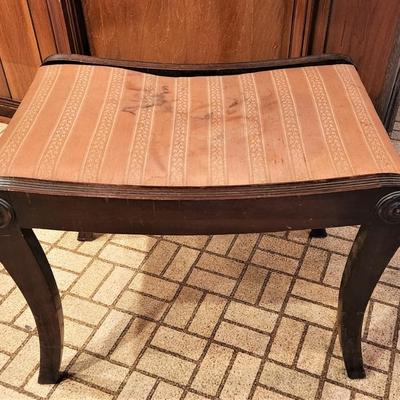 Lot #54  Vintage KINDEL Vanity Stool - good bones