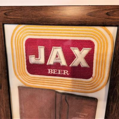 Lot #60  Vintage JAX Beer Wallet and Uniform Patch