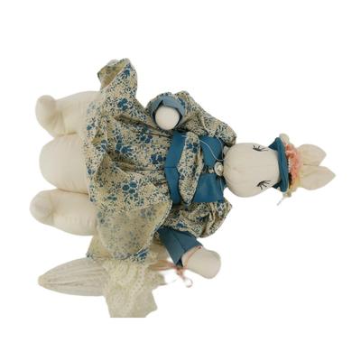 Vintage Handmade Victorian Dressed Rabbit