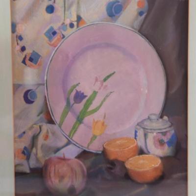 (Framed) - Joe Letven - Dishes Still Life