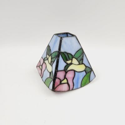TIFFANY STYLE STAINED GLASS HUMMINGBIRD SHADE