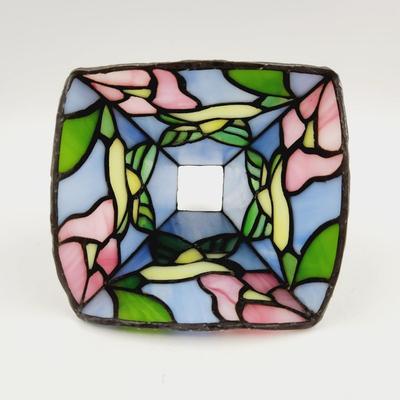 TIFFANY STYLE STAINED GLASS HUMMINGBIRD SHADE