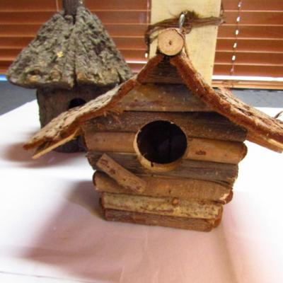 3 Wooden Birdhouses (G)