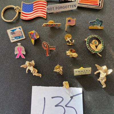 Pins and Key Rings