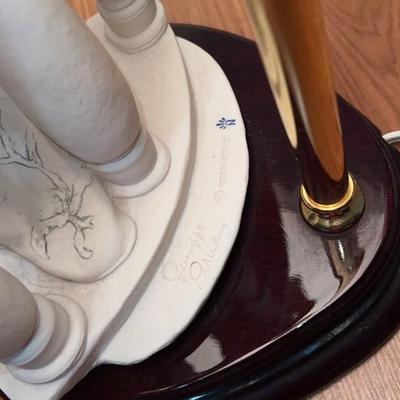 Giuseppe Armani spring morning lamp. 3 feet tall. Rare