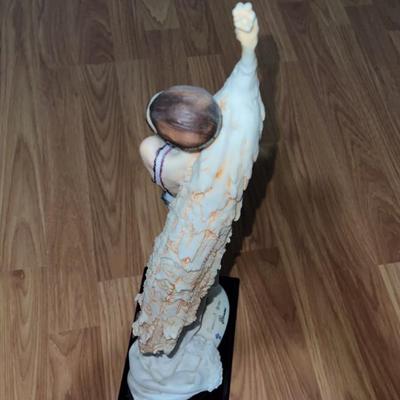 Giuseppe Armani "Lady w/ Peacock" Figurine 19.5" 385F Signed