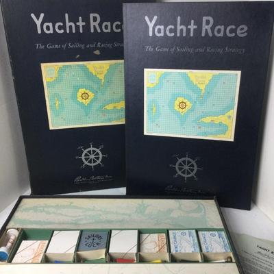 805 Vintage 1961 Yacht Race Parkers Brothers Board Game