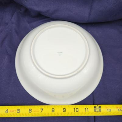 VINTAGE BAVARIA LUSTERWARE GERMANY FLORAL SERVING BOWL
