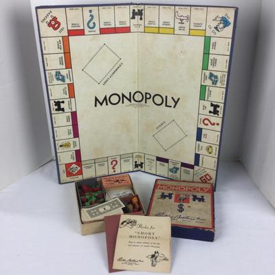 806 Vintage Monopoly Board Game 1946