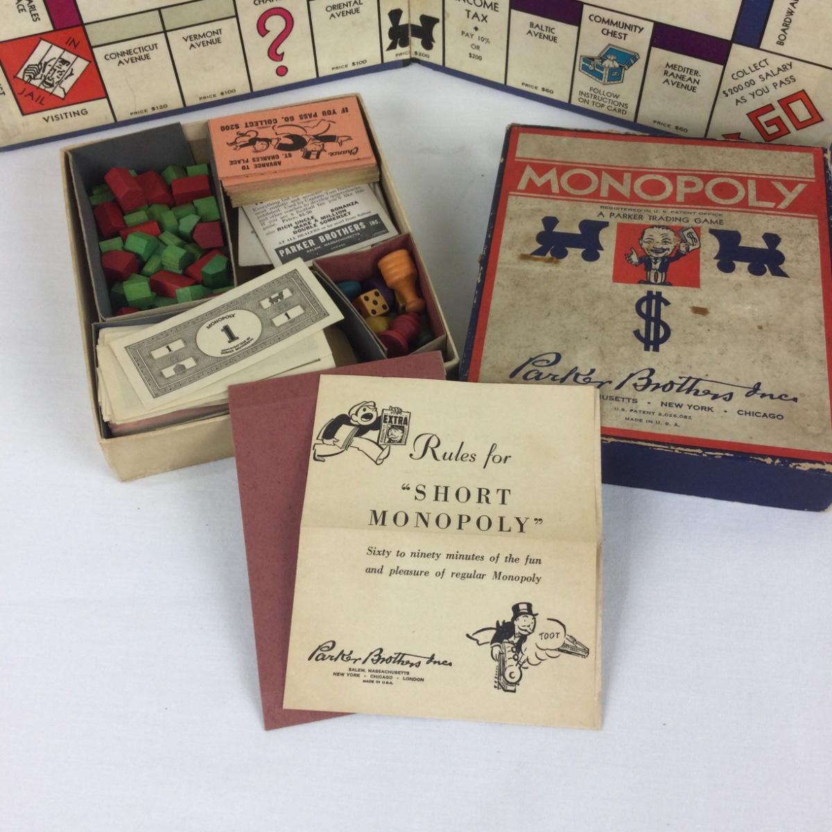 806 Vintage Monopoly Board Game 1946 | EstateSales.org