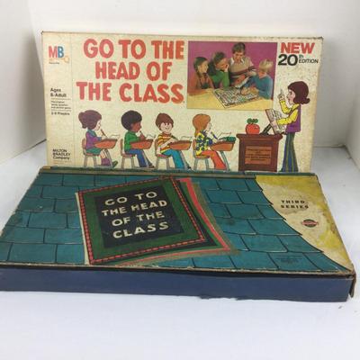 807 Vintage Go To The Head of The Class Lot of 2 Games